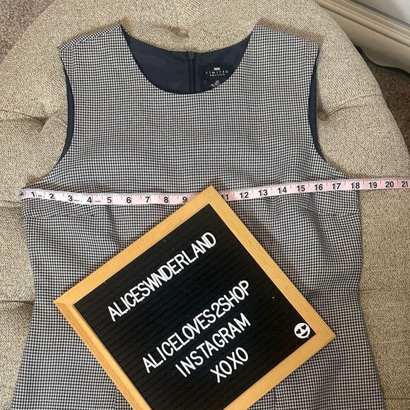 Vintage Sleeveless Houndstooth Dress - Picture 12 of 13
